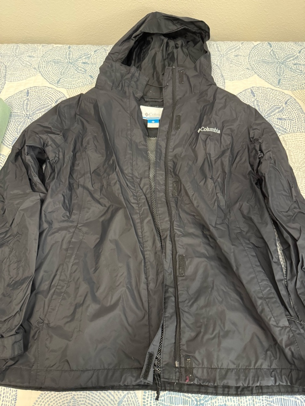 Columbia Women's Black Waterproof Rain Jacket and Rain Pants